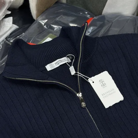 Мужская кофта Brunello Cucinelli на молнии - фото 2