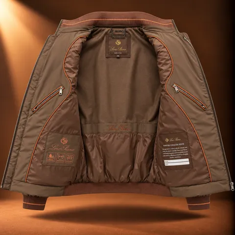 Мужская куртка Loro Piana зимняя утепленная - фото 3