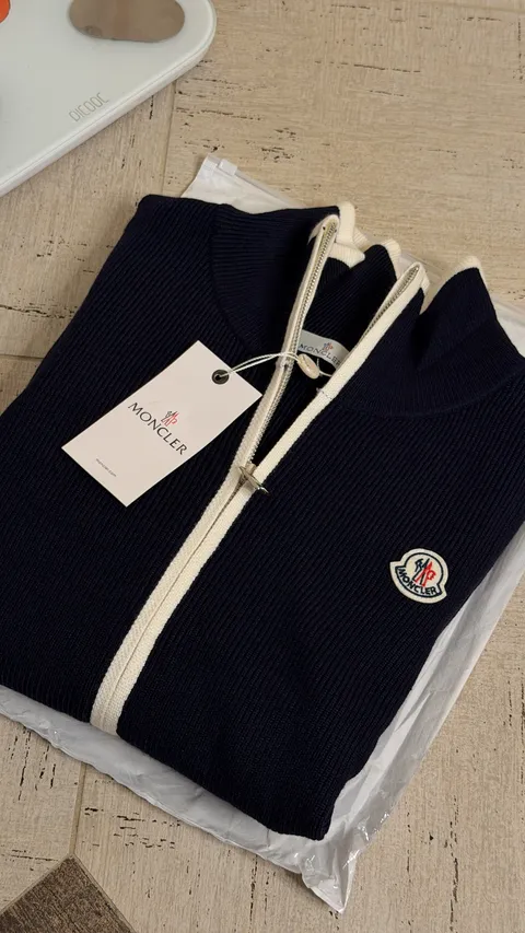 Мужская кофта Moncler на молнии - фото 4