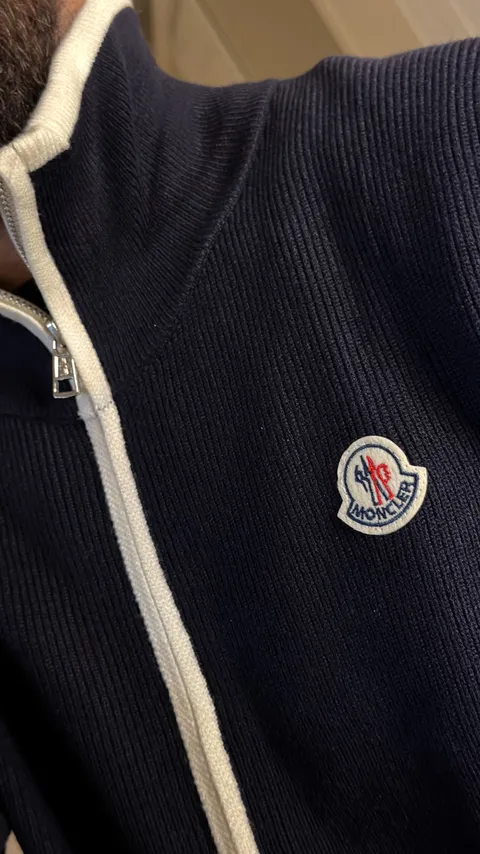 Мужская кофта Moncler на молнии - фото 10